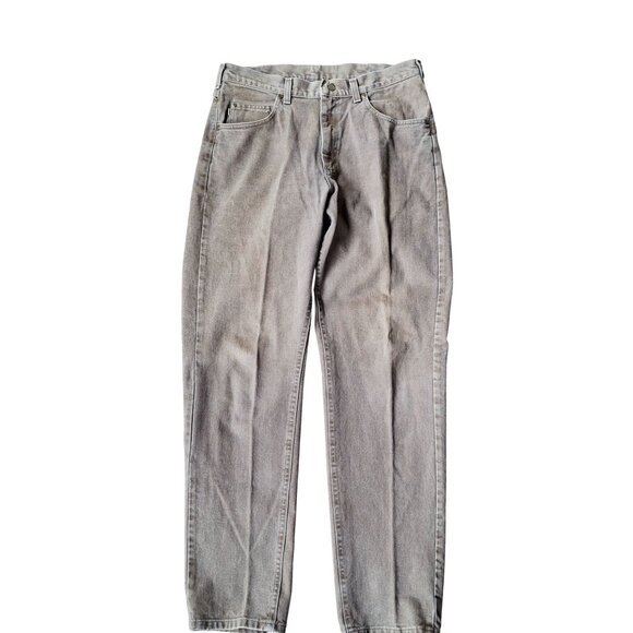 Vintage L.L.Bean Double L Natural Fit Mens Jeans 34x34 Beige Denim Made In USA 1 - Picture 1 of 9